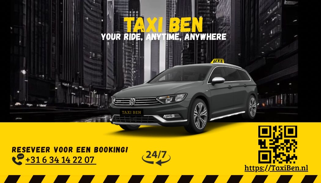 Taxi Ben visitekaartje